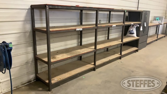 Shop-built shelf